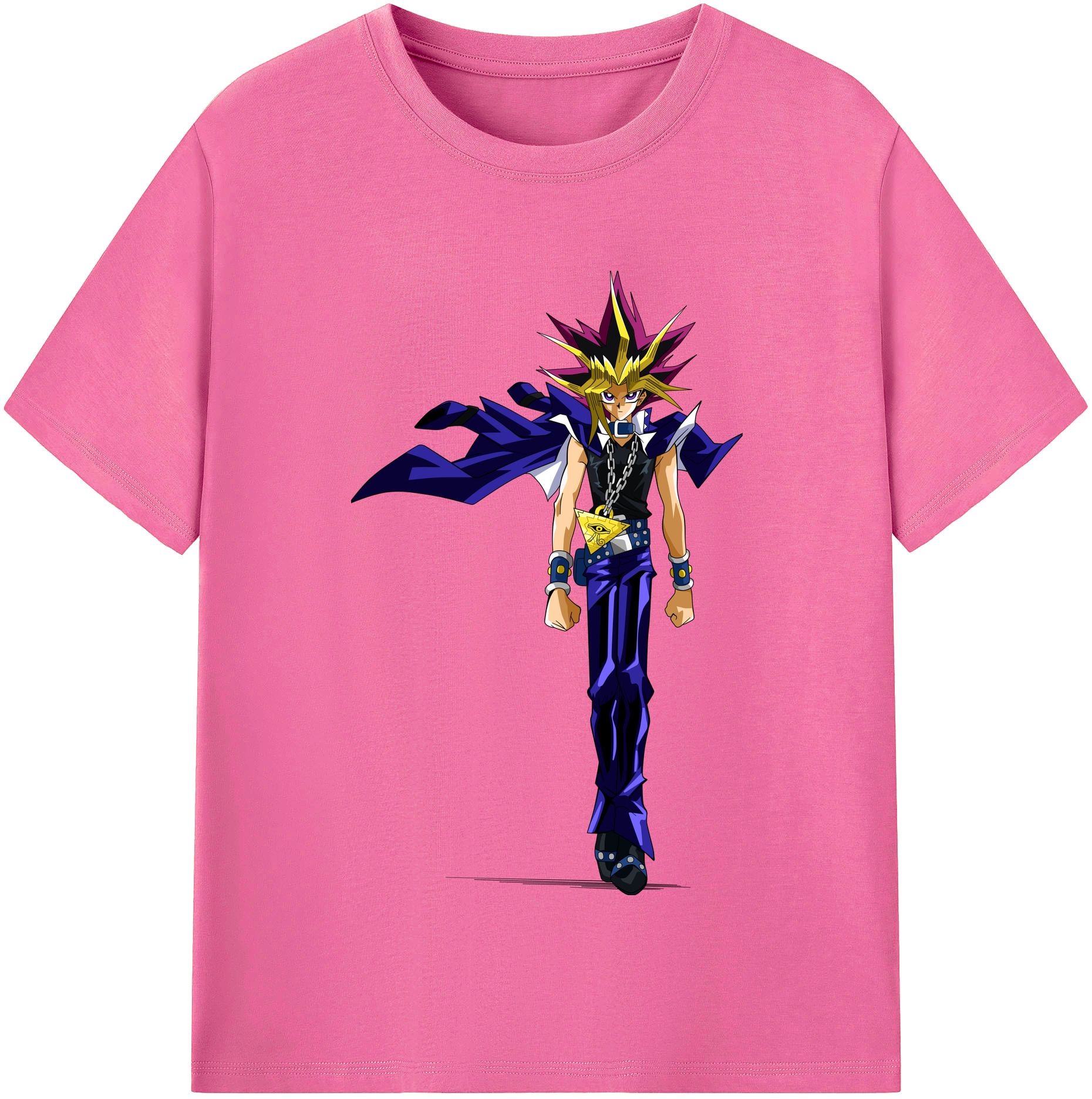 （画像用） 遊☆戯☆王 Yu-Gi-Oh! レディースカジュアルプリントTシャツ（綿100％）